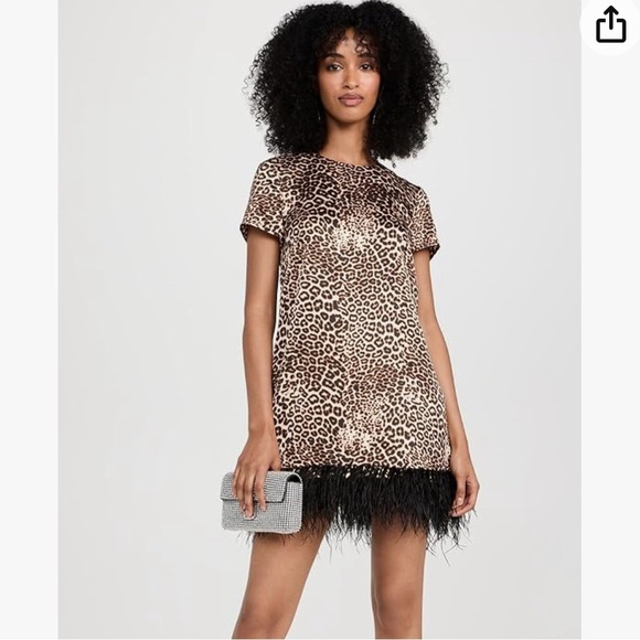 LIKELY leopard Printed Marullo Dress - Picture 1 of 11
